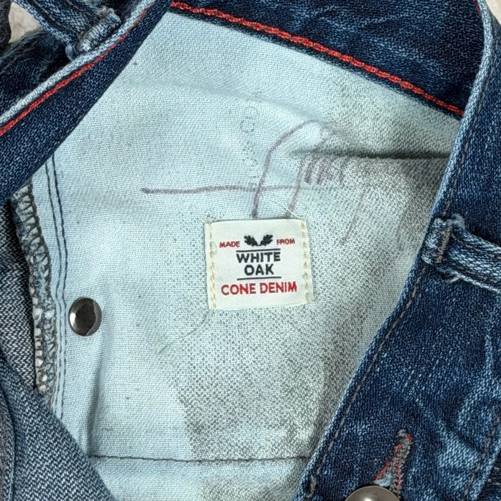Raleigh Denim Martin Jeans 33 Mens White Oak Cone Denim Selvedge Indigo Slim - Picture 6 of 11